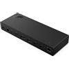Lenovo ThinkPad USB4 Smart Dock 5500, docking stationUSB4 40Gbps - fino a 4 display 4K 60Hz, 2 USB-A 10Gbps, 2 USB-C 10Gbps, RJ45 e ricarica 65W, per hot desk