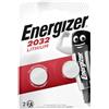 Energizer CR2032 Batterie al litio per piccoli apparecchi elettronici 5004LC 240mAh 3V Ref 628747 [pacco doppio]