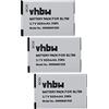 vhbw 3x batteria compatibile con Unify OpenStage SL6, SL400, SL450 telefono fisso cordless (800mAh, 3,7V, Li-Ion)