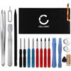 CELLONIC 1x Batteria per Tablet Compatibile con Huawei MediaPad M1 8.0 (S8-3xx), MediaPad T1 8.0, MediaPad T1 10 Pro LTE (T1-A21L), HB3080G1EBC - (4650mAh, 3.8V) + Set di strumento