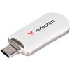 VERBATIM PEN DISK PLECTRA USB-C 3.2 GEN 1 FLASH DRIVE WHITE 64GB