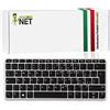 new net - Keyboards - Tastiera Italiana Compatibile con HP Elitebook 725 G3 725 G4 820 G3 820 G4 828 G3 828 G4 [ con Frame - Layout ITA ]