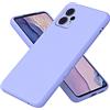 DESSEN Silicone Liquido Cover per Motorola Moto G13, Custodia in TPU Morbido, Ultra Leggero, Ultra Sottile, Resistente al Sudore, Antiurto Bumper Case. Viola