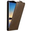 Cadorabo Custodia per Samsung Galaxy NOTE 8 in BRUNO CAFFÈ - Protezione in Stile Flip con Chiusura Magnetica - Case Cover Wallet Book Etui