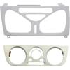 HCPAVEXT Cornice Per Autoradio Con Bocchetta Del Condizionatore D'aria Centrale, Cornice Per Installazione Cruscotto Per FIAT Per Siena Per Palio 1996-2004(Part 1 and Part 2)