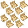 A Plus 10 Pezzi Chiavetta USB 3.0 da 16GB + 10 Pezzi Scatole di Legno Squisiti Regali di Natale