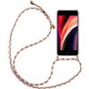 SNCLET Custodia per TCL 305 Bumper Phone Case per TCL 306 Custodia con Cordino Sottile Morbido TPU Shockproof Coperture Cordino Regolabile Anti-Yellowing Custodia per TCL 305/TCL 306,Oro Rosa