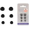 Generic 3 Paia di Auricolari Sostituzione Punte Orecchio Per CMF Da Niente Buds Pro 2, Morbido Silicone Riutilizzabile e lavabile EarTips Cover, Accessori Cuffie (NERO)