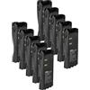 vhbw 10x batteria compatibile con Motorola GP580, GP540, GP340, GP360, GP640, GP380 radio (1800mAh, 7,2V, NiMH) + clip