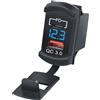 Whnbuij Caricatore USB per auto, QC+PD, compatibile con smartphone, ricarica rapida, 12 V, test di alimentazione USB, per cruscotto, di ricarica impermeabile per barche e, veloce