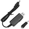 Leopacat Convertitore USB da 5v a 12v, Cavo da USBs a DC Booster 5 V a 9 V 12V Cavos Convertitore USB step-up Cavo con Indicatore LED Display Digitale Regolabile