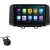 Generico Autoradio stereo touchscreen Android da 9 pollici per Hyundai Encino Kona 2018-2019 con Carplay navigazione GPS Android Auto con BT WiFi USB Mirror Link FM ricambi auto (1+32G)