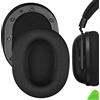 GEEKRIA Cuscinetti mesh Geekria per Razer BlackShark V2/V2 Pro 2020, neri | Non per V2 X, V2 Pro 2023 o V2 HyperSpeed; memory foam densa, a scatto, video guida, 1 paio, resistenti al sudore