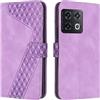 OKZone Cover per OnePlus 10T 5G, Custodia in PU Pelle per OnePlus 10T 5G, Custodia a Libro Protettiva Folio Portafoglio con Chiusura Magnetica e Slot per Carte Wallet Case Flip Cover (Porpora)