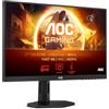 AOC Gaming Q27G4XN Monitor QHD da 27 pollici, 180 Hz, 0,5 ms, FreeSync Premium, HDR10 2560x1440, 2x HDMI, DisplayPort Regolabile, nero/grigio, 27 pollice FHD, Regolazione altezza
