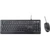 Yashi Kit Exclusive Tastiera + Mouse con Filo - Nera (MY539)