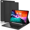 AMOUOGOEY Custodia con tastiera per iPad Pro 12,9 (vecchio modello) 2015 1a / 2017 2a generazione - tastiera wireless Bluetooth ricaricabile rimovibile - custodia in pelle con portamatite per iPad Pro 12,9