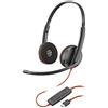 POLY Plantronics Blackwire 3200 - Cuffie stereo con cavo UC con connettività USB-C