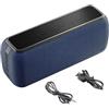 rongweiwang speaker 5.0 Speaker Type-c ricaricabile bluetooth stereo XDOBO Bluetooth impermeabile della cassa di risonanza impermeabile Stereo 60W 3D Sound Speaker, Nero Blu