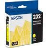 EPSON 232 Claria Ink (T232420-S) - Cartuccia d'inchiostro a capacità standard, compatibile con WorkForce WF-2930, WF-2950, Expression XP-4200, XP-4205, colore: Giallo