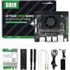 Yahboom Jetson Orin Nano Super 8GB Development Kit 67Tops, SSD Burning Enclosure, Ubuntu 22.04 System Artificial Intelligence Robot Kit (Orin Nano 8GB Without SSD K-it)