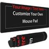 Naispanda Tappetino per mouse da gioco grande personalizzato (30cm x 100cm) Tappetini per il Mouse personalizzati per tastiera del computer con Foto Testo personalizzata mouse pad per giocatori Studio ufficio