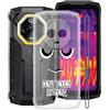KJYFOANI Custodia per Ulefone Armor Mini 20T Pro, Trasparente Morbido Silicone Protettiva Case, Ultra Sottile Anti-Graffio TPU Bumper Cover per Ulefone Armor Mini 20T Pro (4.70) - DU06