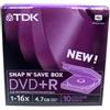 TDK Dvd+r 4.7GB Color - Confezione da 10