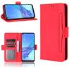 BellaCase Custodia Alcatel 3X 2020 [Custodia portafoglio] [Staffa] [Slot per schede] [Flip Cover magnetica] Compatibile con lo smartphone Alcatel 3X 2020(Rosso)