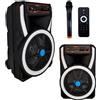 MAKA change your life quality Speaker Wireless Bluetooth Portatile con Microfono Impianto Audio Cassa Attiva con Effetti di Luce Rgb MP3 USB/SD Batteria Ricaricabile Suono Pulito Equalizzatore (80W 8)