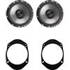 IPNOSIS Kit 2 Casse Axton AE165 Per Ford Fiesta 2001-2008, Focus 1998-2005, Fusion 2002-2008, Ka 1996-2008, Puma 2006 In Poi, Mondeo 1989-2007, Transit 1994-2006 Con 2 Supporti Anteriori