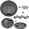 mt key Auto chiave telecomando 1 X gomma + 3 X mikrotaster + 1 X CR1225 batteria + 1 X gli vite per Smart