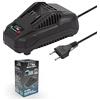 ENG PRO Caricabatteria 2.4A - Linea Professionale a Batteria ONE4ALL - Per Batterie 20V 2.0-4.0Ah Con Cavo Per Elettroutensili Ricarica Rapida Con Luci LED 20V - ENG PRO