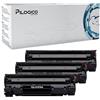 Pilogico Kit 3 Toner Compatibili CF279A 79A Nero per HP LaserJet Pro M12 M12a M12w MFP M26 M26a M26nw (3 toner neri)