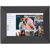 PRIXTON Cornice Fotografica Digitale Prado S con WiFi, Touch Screen da 7, Risoluzione 1024x600, RAM 1 GB / 32 GB Memoria Flash, Altoparlante, App Mobile, Ingresso USB Type-C e Scheda SD, Colore Nero