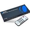OREI 8K eARC - Interruttore a matrice HDMI 4x2, interruttore con estrattore audio UltraHD supporta fino a 4K @ 120Hz IR EDID HDCP 2.3 - Telecomando (BK-402A)