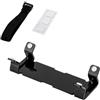 GLOBALHUT Supporto per altoparlante da cruscotto in acrilico, supporto antiscivolo per altoparlanti wireless JBL Flip 6, 5, 4, con cinturino regolabile, perline antiscivolo (nero)