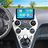 Surakey 4+64G Android 14 Autoradio per Ford Ka 2008-2014 con Carplay Android Auto, 9 pollici Touchscreen Lettore Ricevitore Multimediale Digitale con navigazione GPS Bluetooth WiFi SWC FM RDS Mirror Link