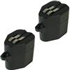 Trade-Shop Premium NI-MH - 2 batterie da 6 V/2100 mAh per Kärcher RoboCleaner Robo Cleaner RC-3000 RC-4000 Siemens VSR-8000 sostituisce 2.891-029.0 28910290