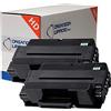Organizza Ufficio 2 Toner Compatibili con Samsung O-MLTD205L, ML3310, ML3310D, ML3310ND, SCX4833, SCX4833FD, SCX4833FR, con Chip da 5000 copie cadauno