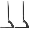Krylen Piedini universali per TV regolabili in altezza per TV LCD/LED da 32 a 70 pollici, base per TV con supporto soundbar, portata 35 kg, supporto piatto da parete, facile da montare