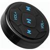 VIGORTHRIVE Telecomando Senza Fili per Volante Auto Bluetooth Universal Media Remote Control Button Portatile Music Play Accessorio per iOS Android Phone Tablet