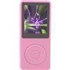 Elprico Lettore MP3 con radio FM e registratore vocale, lettore MP4 da 8 GB Supporta fino a 64 GB, riproduzione di 30 ore, lettore musicale MP3 sportivo (rosa)