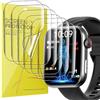 Blueshaweu 6 Pezzi Pellicola Compatibile per ‎YYKY Smartwatch JL08,Pellicola Protettiva per JL08,Sensibile al Tatto, Senza Bolle, HD Trasparente TPU Film (trasparente)
