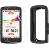 Blueshaweu Custodia in Silicone +Pellicola Schermo compatibile per Bryton Rider S810, [2+1 Pezzi] TPU |Set Completo Protettivo Antiurto Include 2 Protezioni Schermo (Case+2 Pezzi TPU)