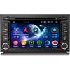 Erisin Android 14 8-Core 4GB+64GB Autoradio GPS Navigatore per Seat Leon 7 pollici Lettore DVD IPS Schermo tattile Supporti Bluetooth 5.0 Senza fili CarPlay Android Auto WiFi DSP CANbus OBD2 SWC FM
