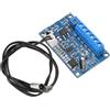 Cocoarm Controller di velocità della Ventola PWM, Controllo della Temperatura Supporta 12 V/24 V 2/3/4-WIRE VENTILE O TEFFICAZIONE del Motore-PWM con Cavo da 19,7 Pollici per Controller