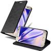 Cadorabo Custodia Libro per Samsung Galaxy S7 in NERO DI NOTTE - con Vani di Carte, Funzione Stand e Chiusura Magnetica - Portafoglio Cover Case Wallet Book Etui Protezione