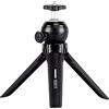 SIRUI 3T-05K Mini treppiede con testa a sfera, nero, treppiede per telefono flessibile e portatile leggero, compatibile con iPhone/Android
