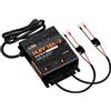 LiTime Caricabatterie Smart Dual 2-Bank 10A (10A per bank) IP67, Caricatore Batterie LiFePO4 14.6V AC-DC con Fusibile, LED, per Camper RV, Barca, Moto, Tosaerba, Motore Elettrico e Batterie al Piombo